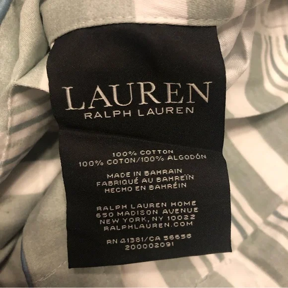 NWOT Lauren Ralph Lauren Julianne Duvet Set King, Sage
